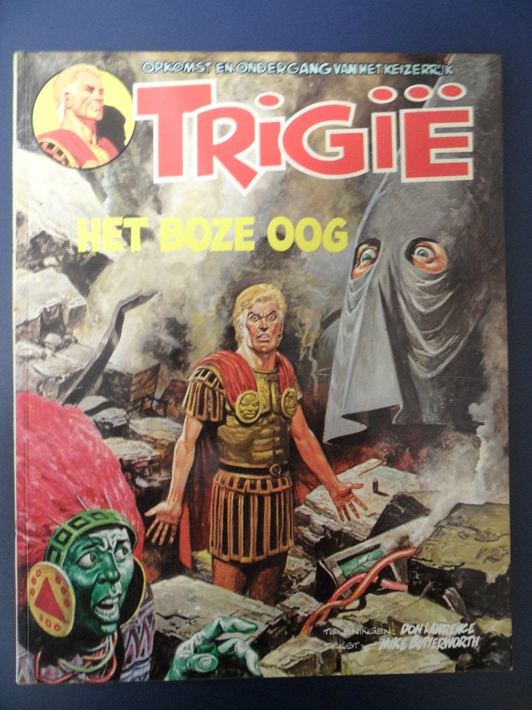 Trigie Nr 8 Het boze oog. 1978, Eén stripboek, Ophalen of Verzenden, Gelezen