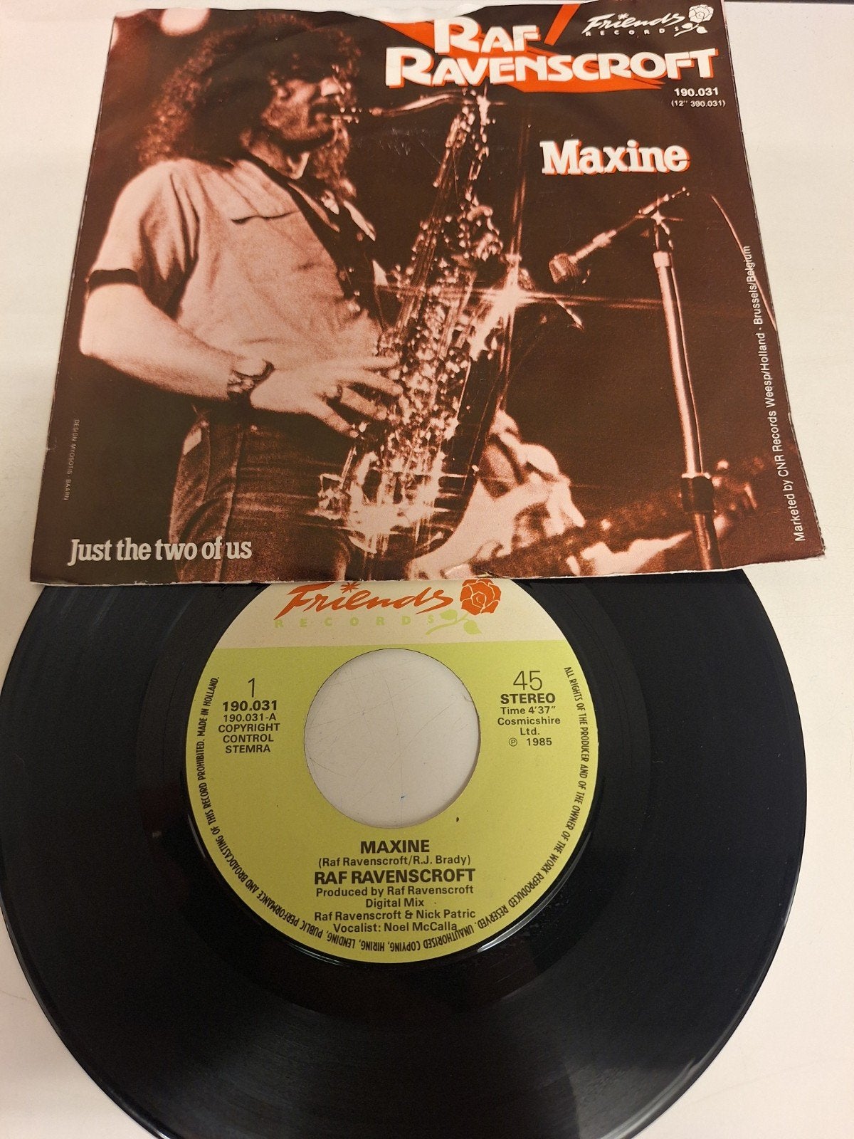 Raf Ravenscroft - Maxine, 1985., Cd's en Dvd's, Vinyl | Pop, Fotohoes, Verzenden, 7 inch, Pop