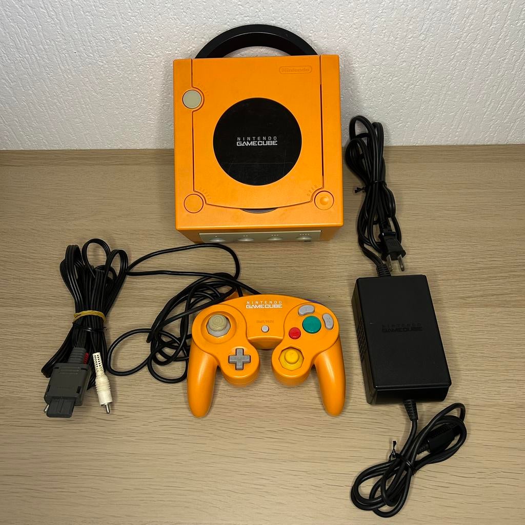 Nintendo GameCube Spice Orange JPN - Complete Set - Tested, Spelcomputers en Games, Spelcomputers | Nintendo GameCube, Verzenden
