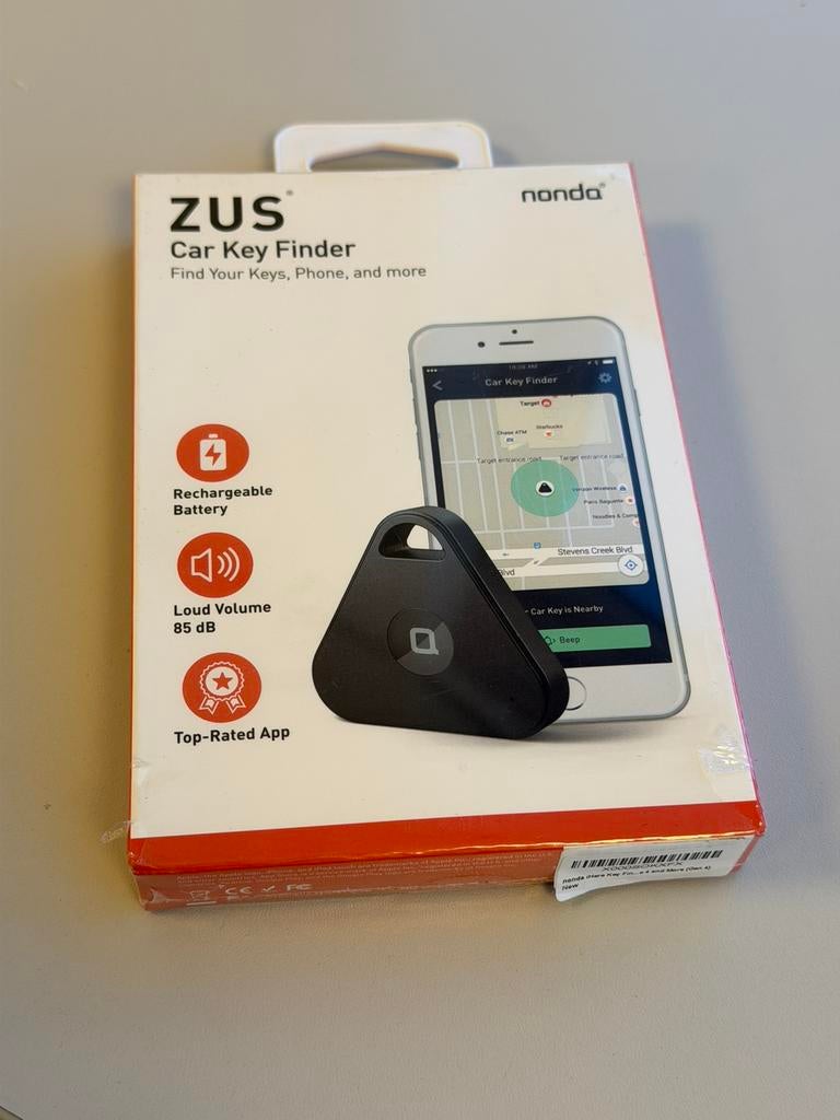 Nonda ZUS Car Key Finder Bluetooth Sleutelzoeker met App !, Overige typen, Nieuw, Ophalen of Verzenden, H