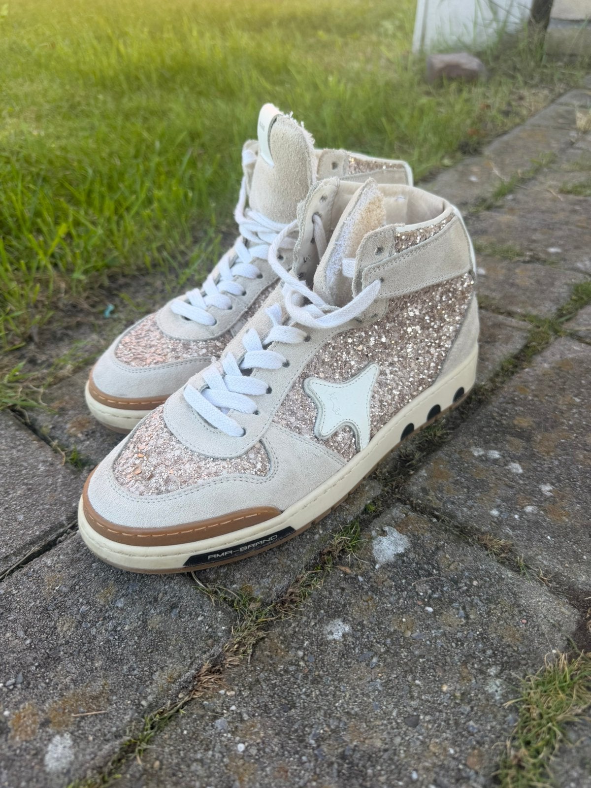 Ama brand sneakers met glitters dames, maat 37(38), Ophalen of Verzenden, Nieuw, Schoenen