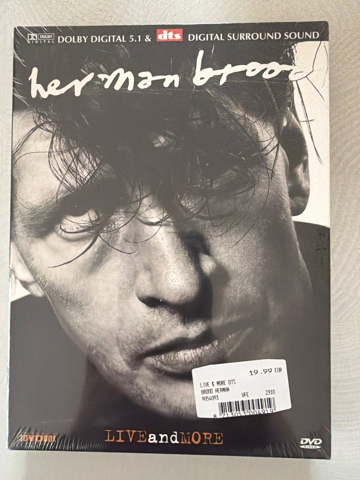 Herman Brood - Live & More DVD (Nieuw in verpakking), Engels, Alle leeftijden, Nederlands, Ophalen of Verzenden