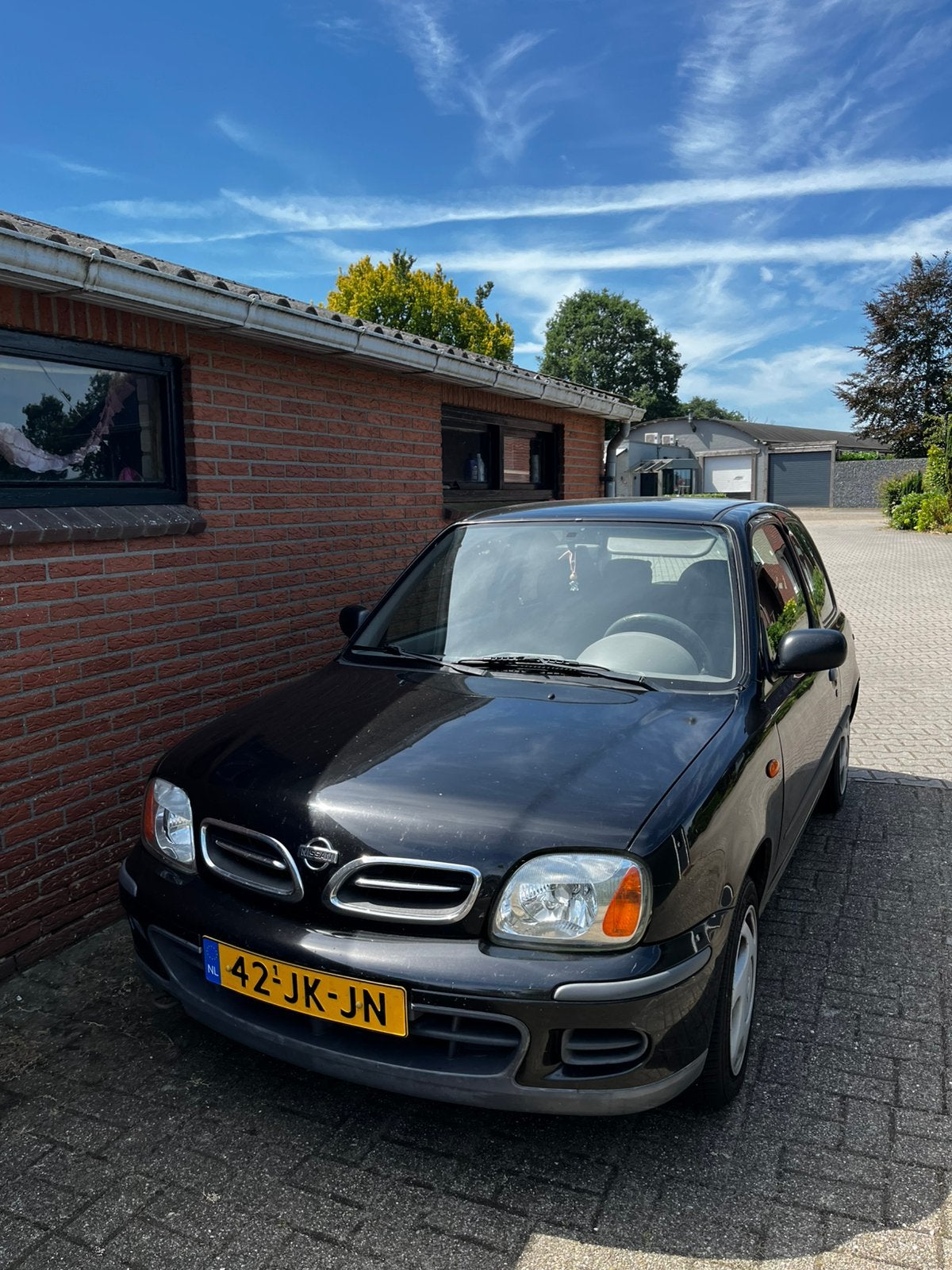 Nissan Micra 1.4 55KW 3D 2002 Zwart, Auto's, Nissan, Voorwielaandrijving, 750 kg, 4 cilinders, 840 kg