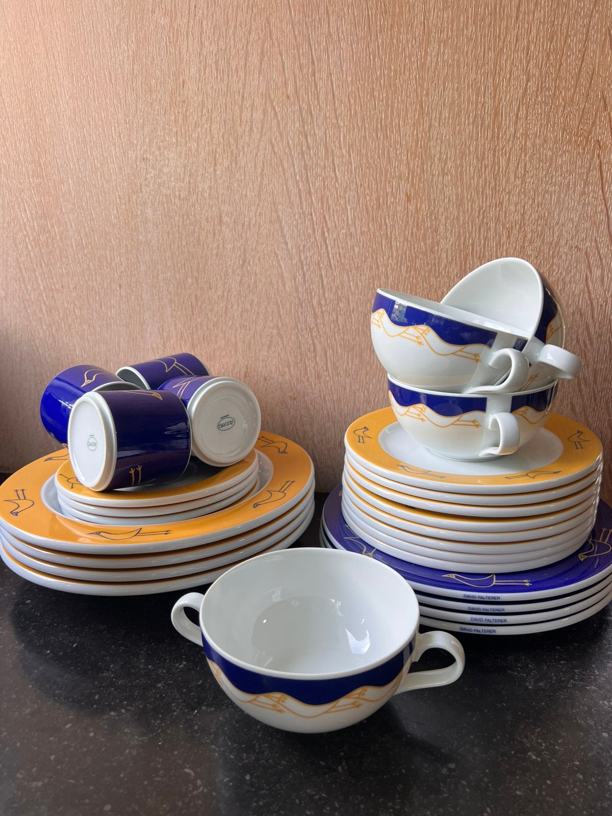 Servies onderdelen Arzberg serie Flying objects, Ophalen of Verzenden, Zo goed als nieuw, Overige stijlen, Kop(pen) en/of Schotel(s)