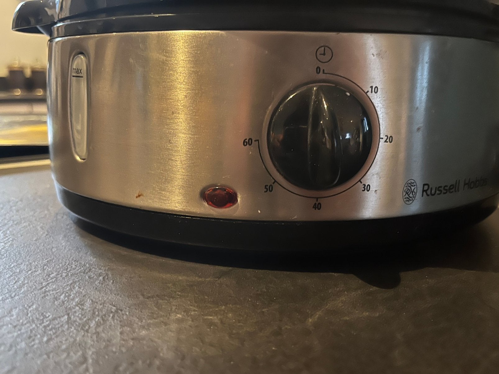 Russell Hobbs kookstomer 9lt, 1 tot 2 liter, Ophalen, Gebruikt, Rvs