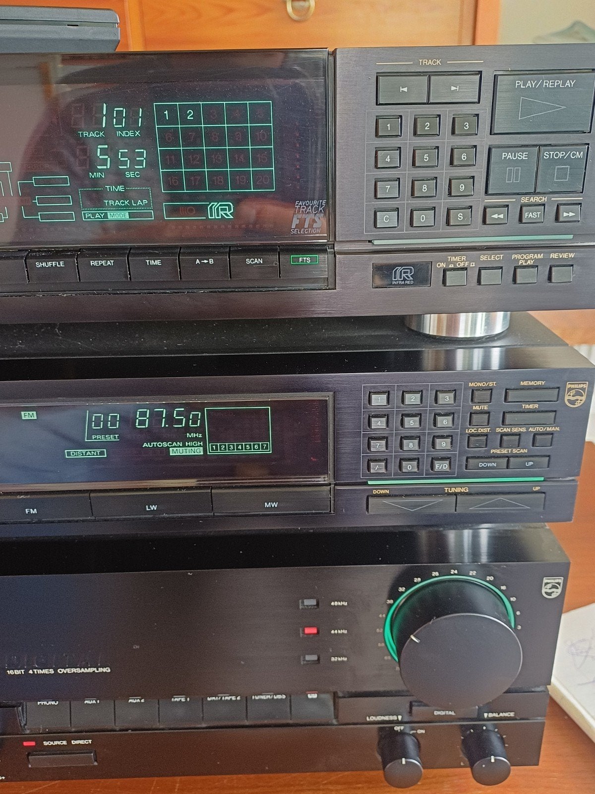 Philips High-end audioset: CDD882, FT880, DFA888, Ophalen, Philips, Gebruikt, Losse componenten