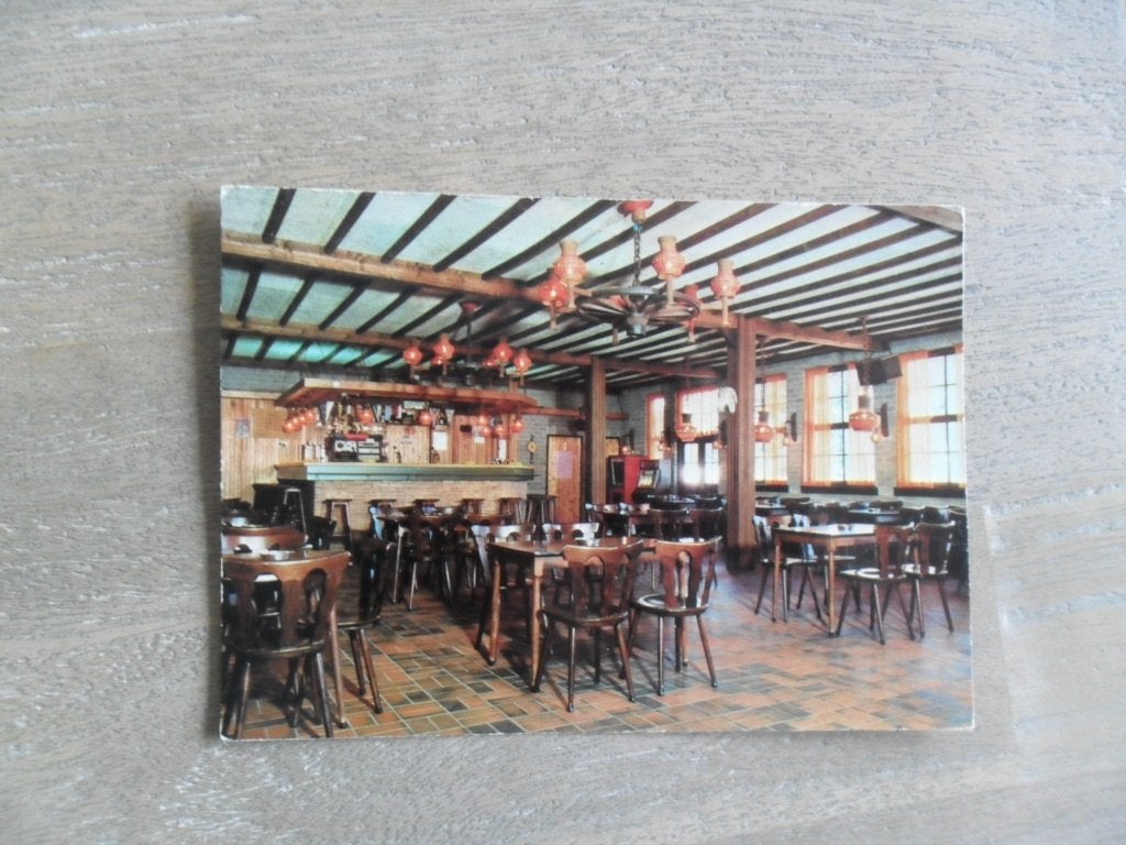 Cromvoirt, camping de Leuvert/interieur 1977, Verzenden, 1960 tot 1980, Gelopen, Noord-Brabant