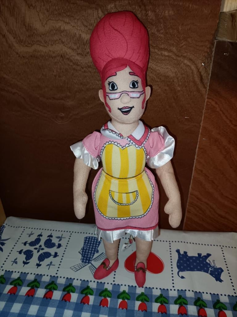 Mevrouw Suikerspin knuffel Julianatoren 35 cm groot, Ophalen of Verzenden, Zo goed als nieuw, Overige typen