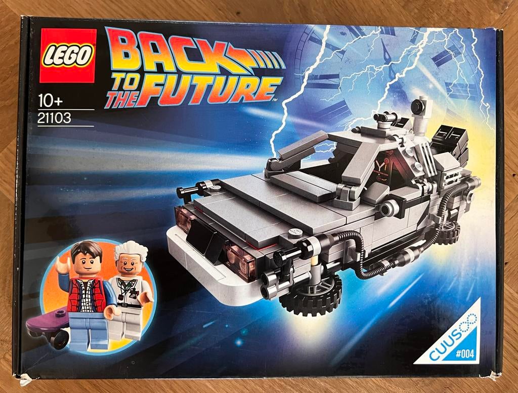 LEGO Ideas 21103 Back to the Future DeLorean Collector's Ite, Ophalen of Verzenden, Gebruikt