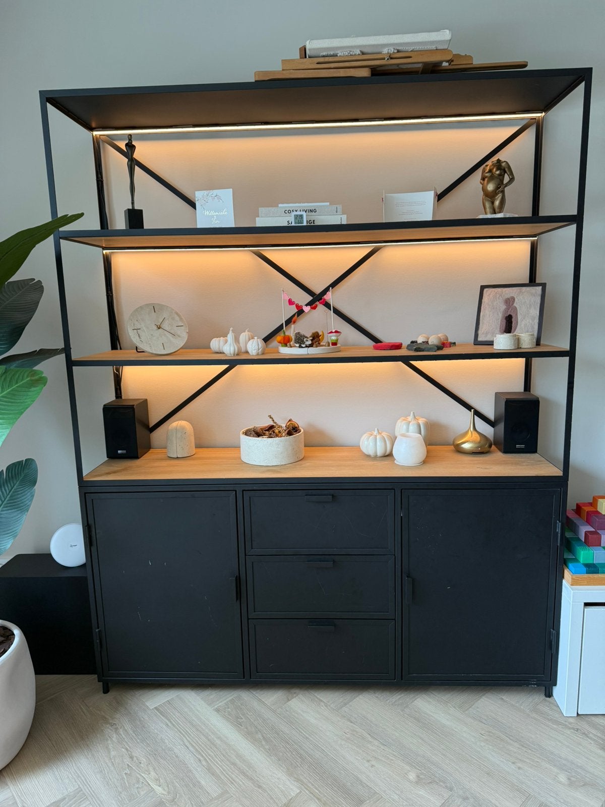 Goossens wandkast, Huis en Inrichting, Ophalen, Gebruikt, 200 cm of meer, 150 tot 200 cm