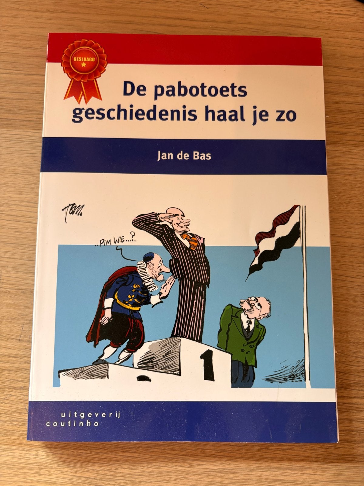 De pabotoets geschiedenis haal je zo - Jan de Bas, Boeken, Studieboeken en Cursussen, Ophalen of Verzenden, Gamma, Zo goed als nieuw