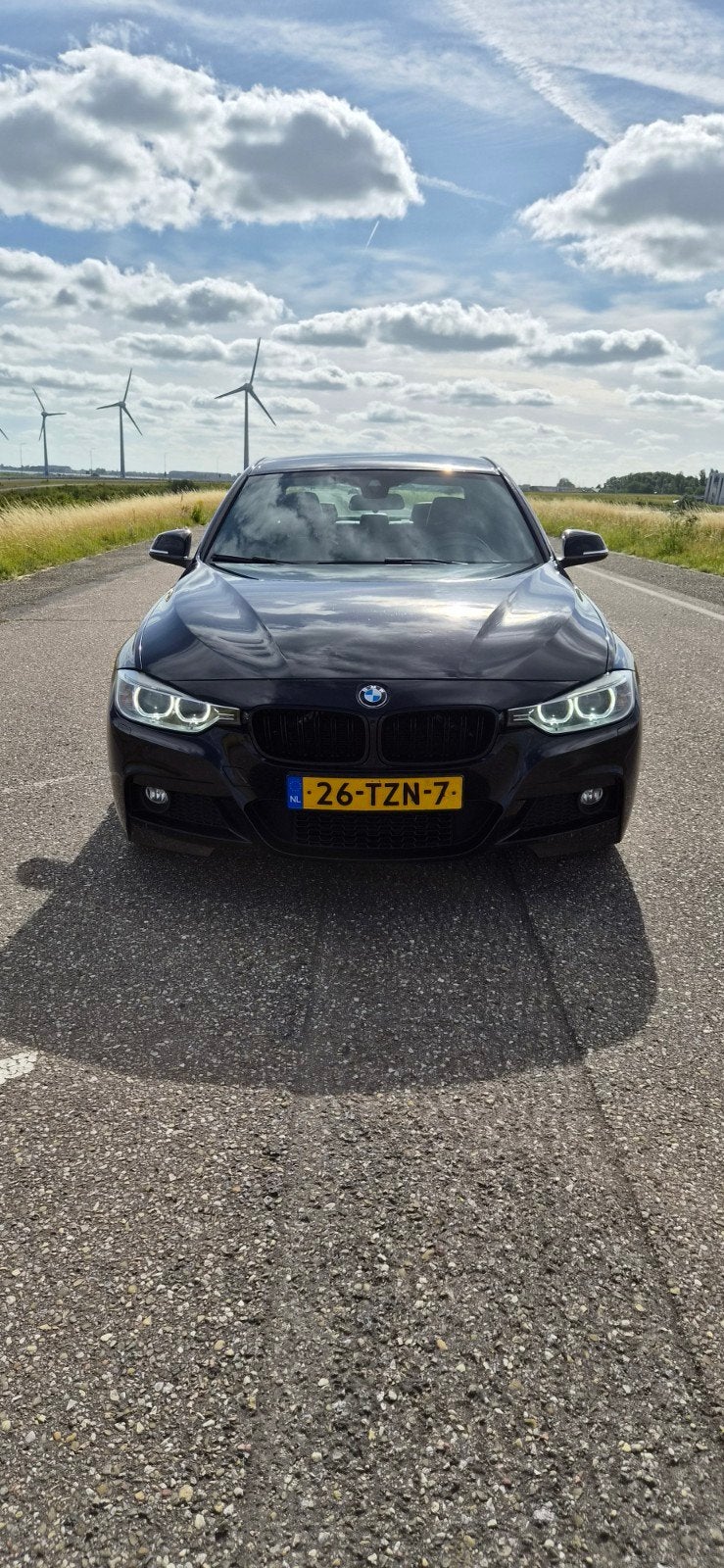 BMW F30 320i 2.0IX M-Performance - Zwart leder, Sport, APK, Euro 5, Achterwielaandrijving, Zwart, 4 cilinders