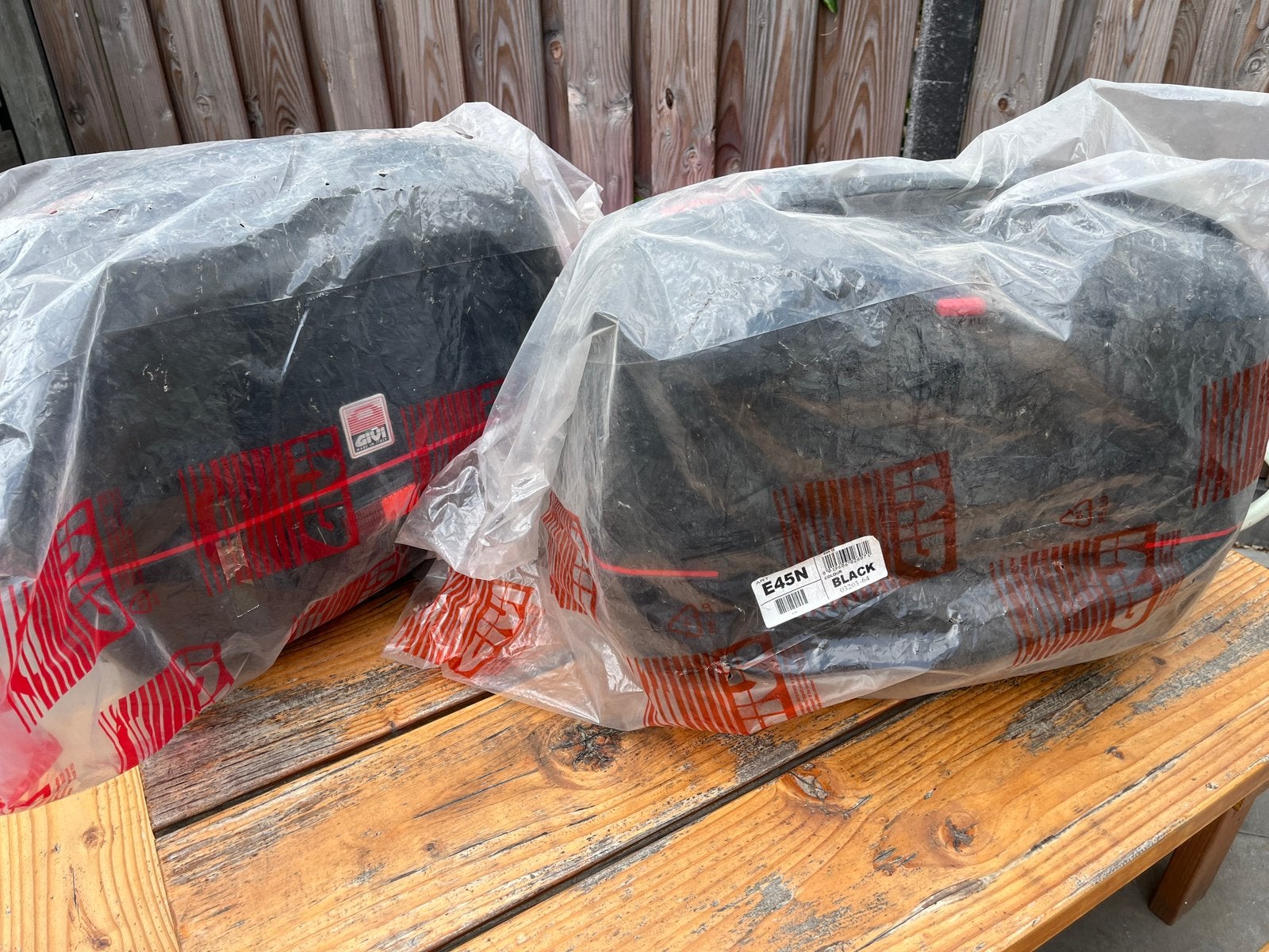 Kofferset Givi E45 Monokey, Motoren, Accessoires | Koffers en Tassen, Ophalen, Zo goed als nieuw