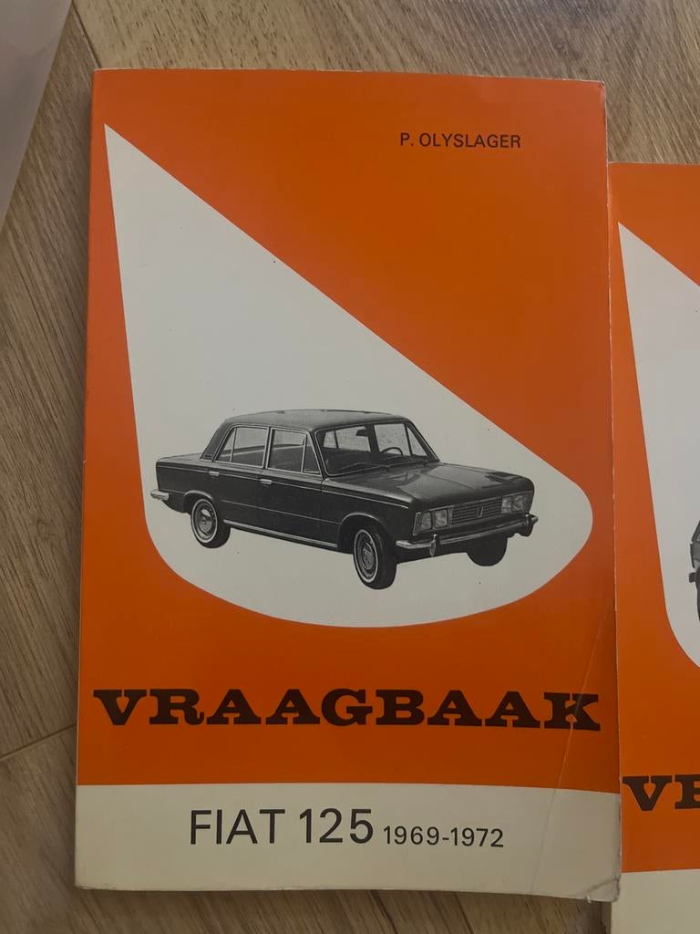 Vraagbaak Fiat 125 1969-1972, Ophalen of Verzenden, Gelezen, Overige merken