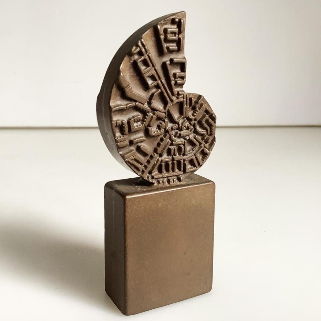 Almere vintage sculptuur groeispiraal Siemen Bolhuis, Verzenden
