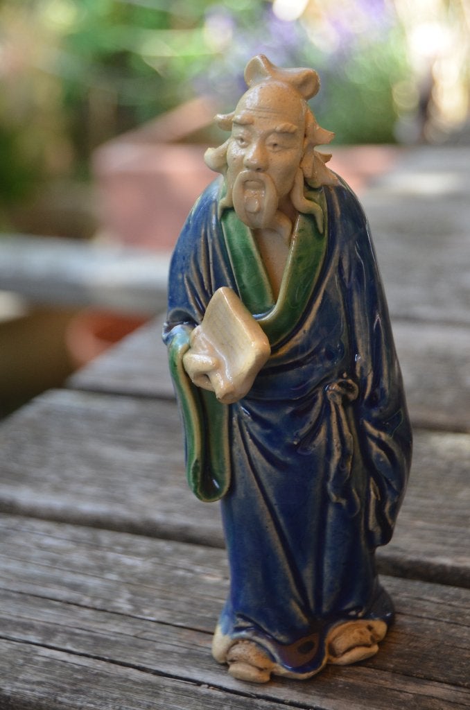 Chinees beeldje Taoïstische wijze, Ophalen of Verzenden, China, Meerkleurig, Beeld
