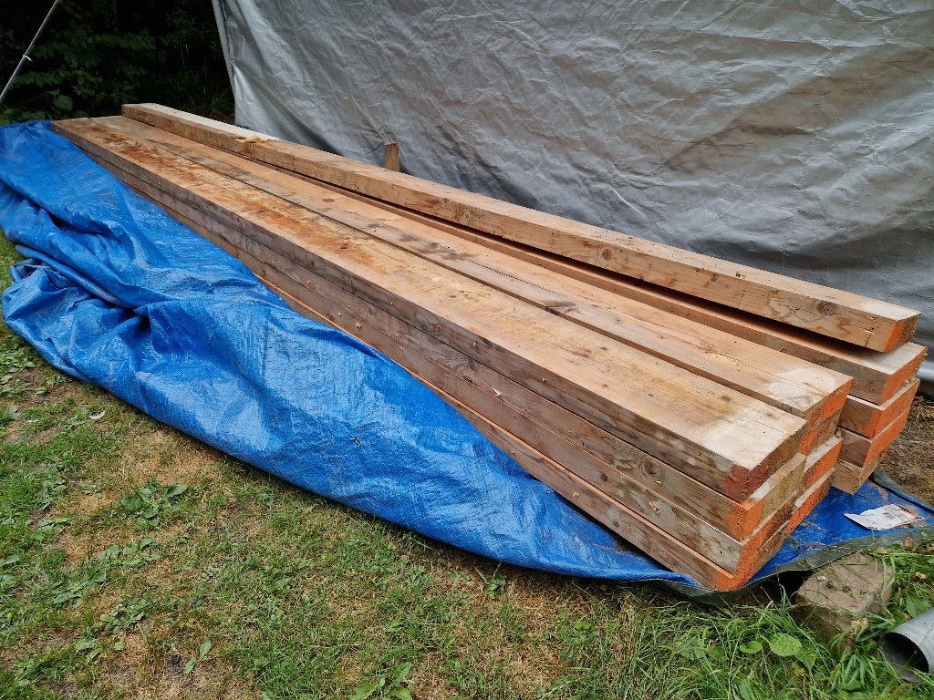 Vuren houten balken, Ophalen, Zo goed als nieuw, Balk, Vuren