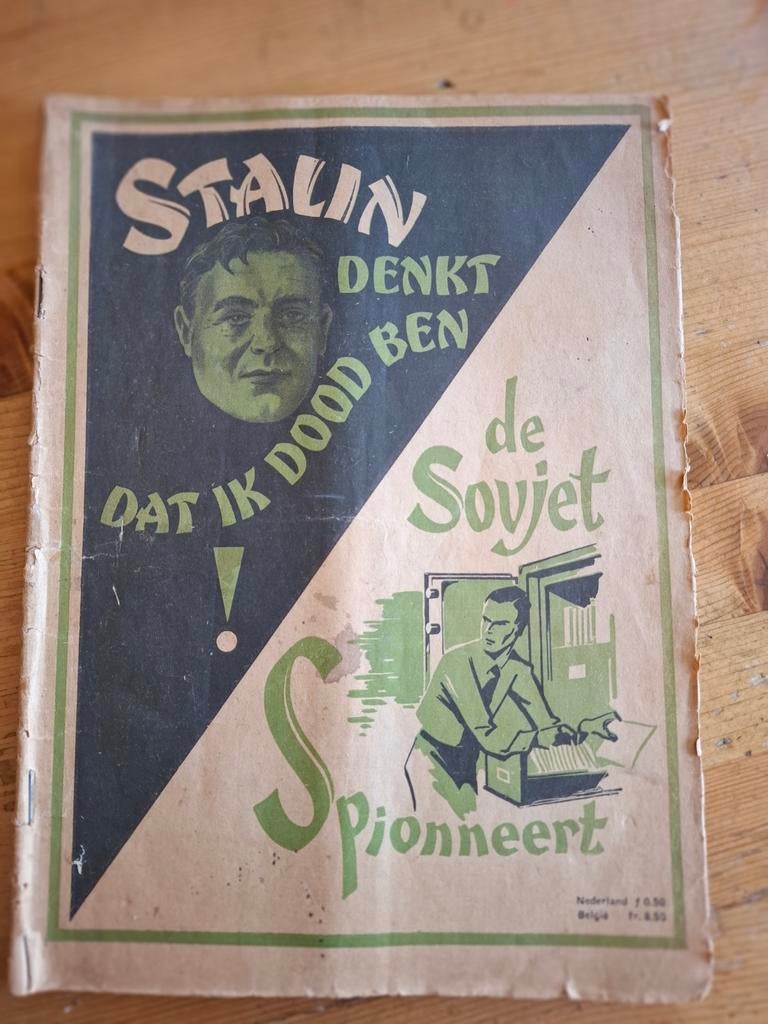 Oud leesboekje over Stalin: "Stalin denkt dat ik dood ben", Ophalen of Verzenden, Gelezen