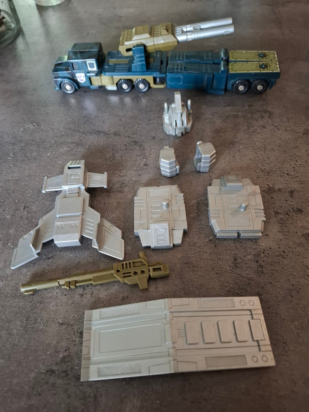 Hasbro G1 Transformers Onslaught figuur 1986, Ophalen of Verzenden, Gebruikt, Bus of Vrachtwagen