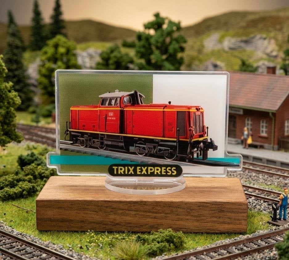 Trix Express Trein spoorwegen modeltrein Acrylic Standee, Wisselstroom, Verzenden, Märklin, Nieuw