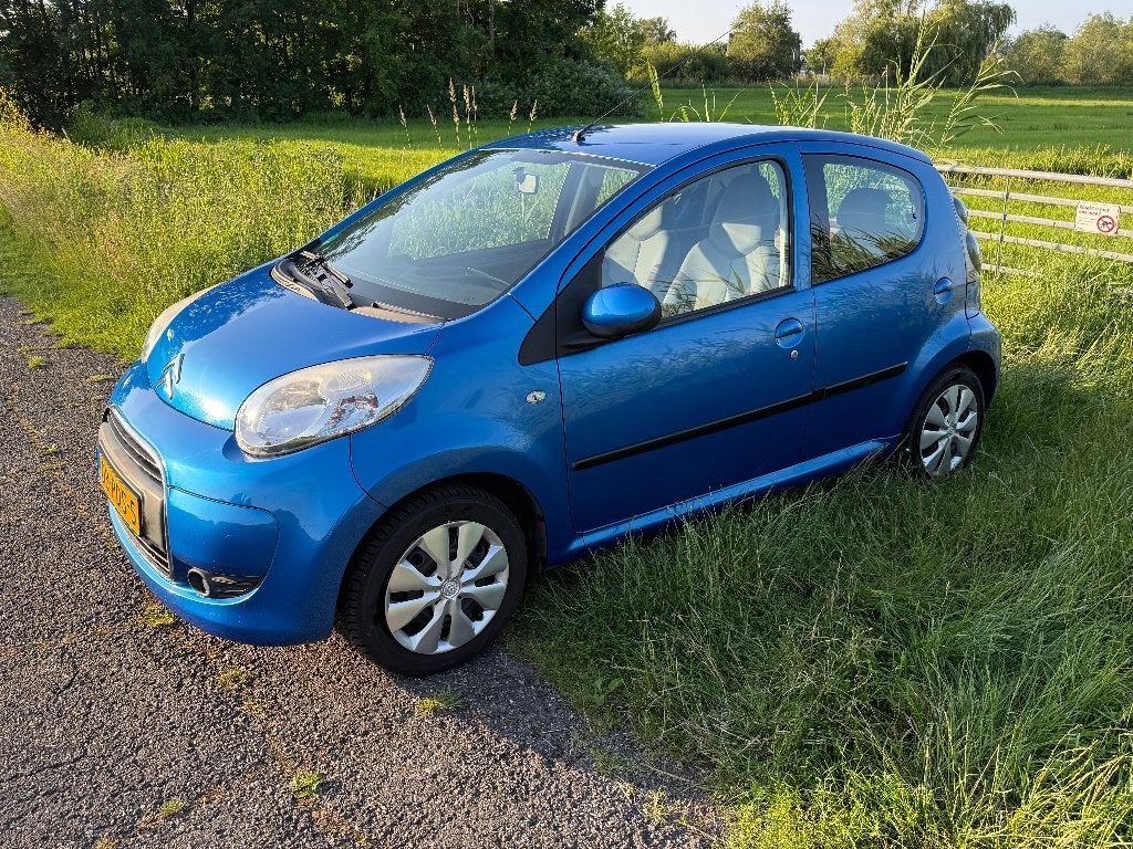 Nette Citroën C1 1.0i 68PK 5D 2010 Blauw 168.000 km, Auto's, Voorwielaandrijving, Euro 5, Stof, Blauw