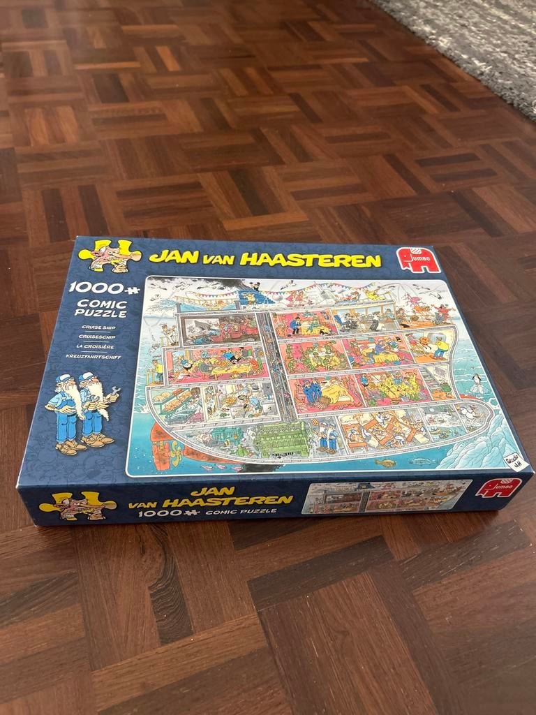 Jan van Haasteren Cruise Ship 1000 stukjes puzzel, Ophalen, 500 t/m 1500 stukjes, Gebruikt, Legpuzzel