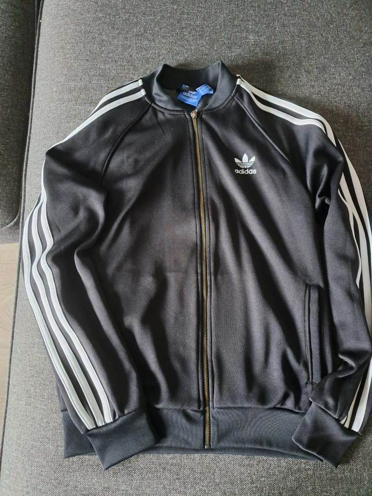 Vintage zwart Adidas vest maat M, Ophalen of Verzenden, Zo goed als nieuw, Zwart, Overige typen