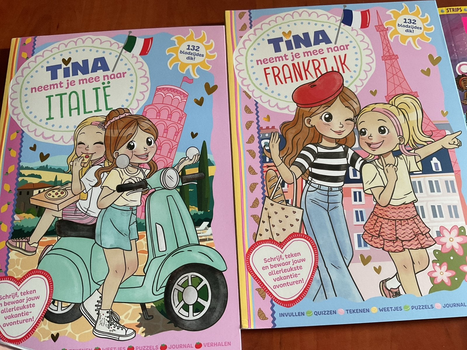 Tina Vakantieboeken: Italië, Frankrijk & Vakantieboek, Verzenden, Zo goed als nieuw, Damesbladen