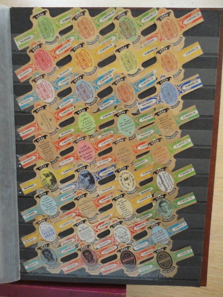 sigarenbandjes 49= 36st reclame, Ophalen of Verzenden, Gebruikt, Sigarenbandjes
