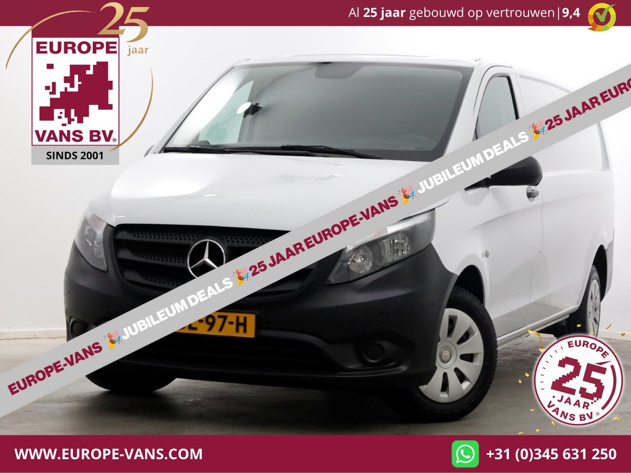 Mercedes-Benz Vito 110 CDI 110pk RWD XL Extra Lang Airco/Nav, Auto's, Achterwielaandrijving, Gebruikt, Euro 6, 4 cilinders