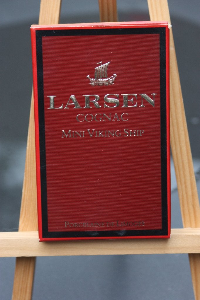 Larsen Cognac nieuw in verpakking Mini Viking ship blauw, Ophalen of Verzenden, Nieuw