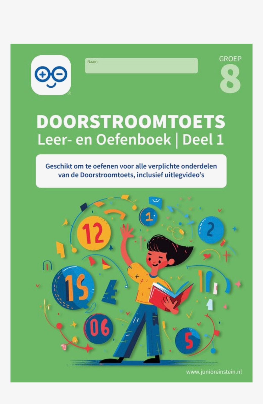 Junior einstein doorstroomtoets groep 8 oefenboek, Ophalen, Zo goed als nieuw