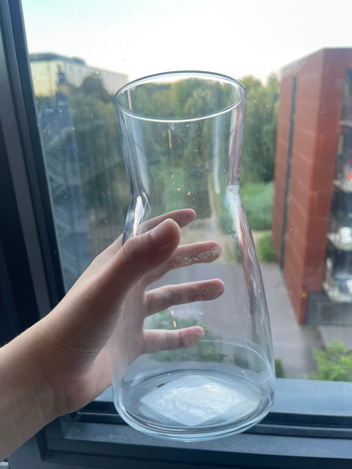 IKEA Glazen Vaas/Karaf - Zo goed als nieuw, Ophalen, Zo goed als nieuw, Transparant, Glas