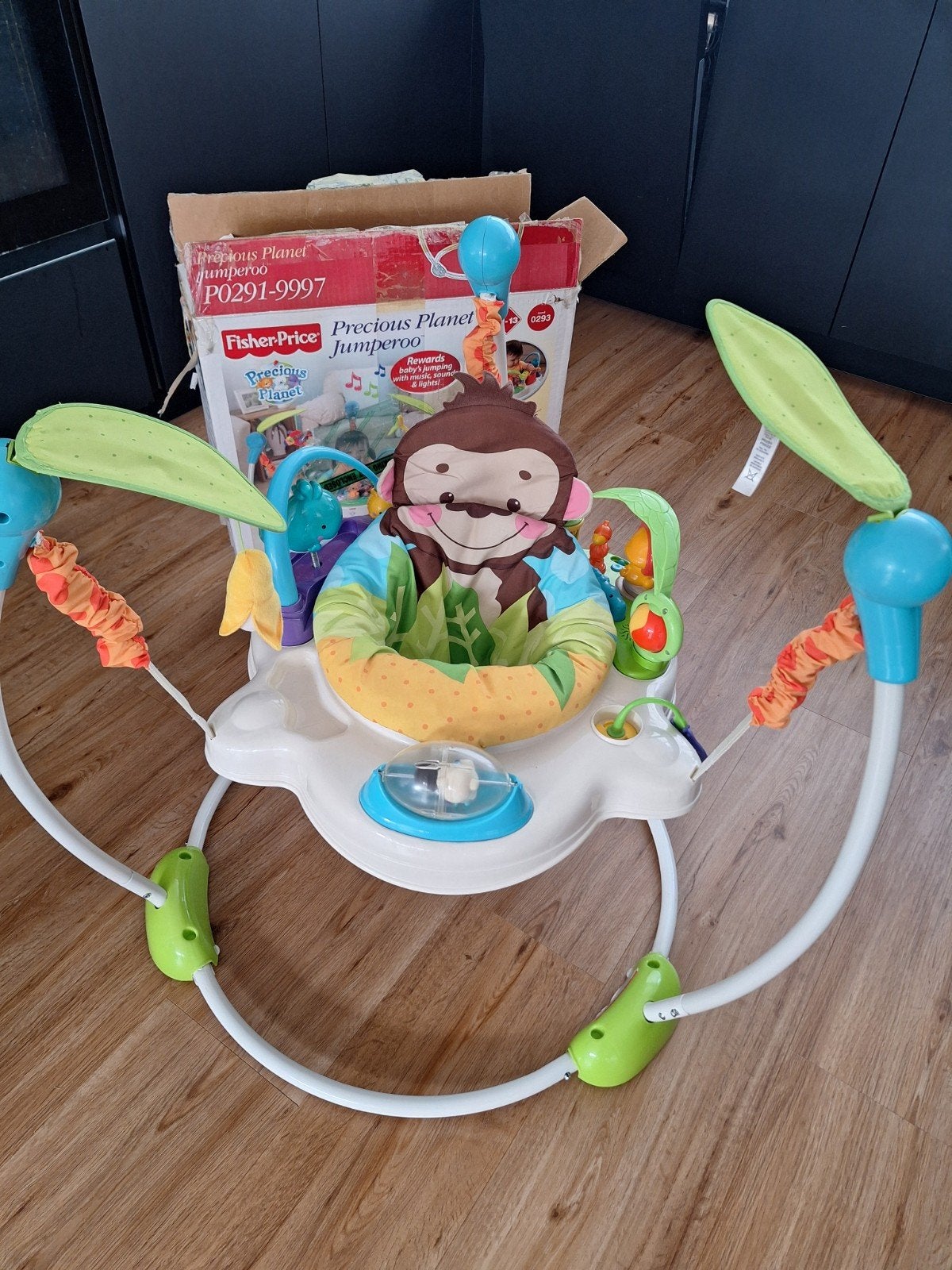 Fisher-Price Jumperoo Precious Planet - Zo goed als nieuw, Kinderen en Baby's, Speelgoed | Fisher-Price, Ophalen, Zo goed als nieuw