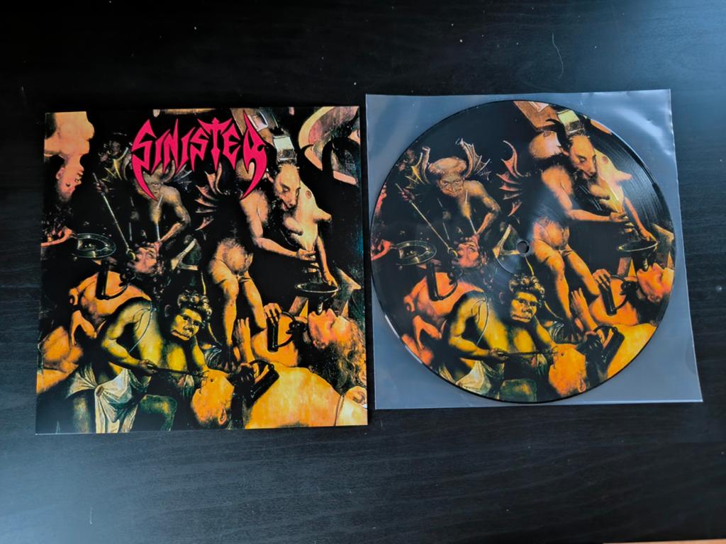 Sinister – Putrefying Remains (7 inch limited picture disc), Ophalen of Verzenden, Zo goed als nieuw