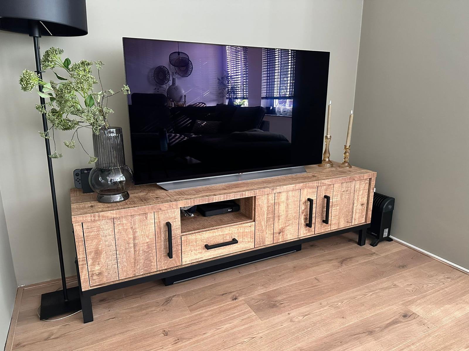 TV Meubel, Huis en Inrichting, Kasten | Televisiemeubels, Ophalen, Zo goed als nieuw, 25 tot 50 cm, Minder dan 100 cm