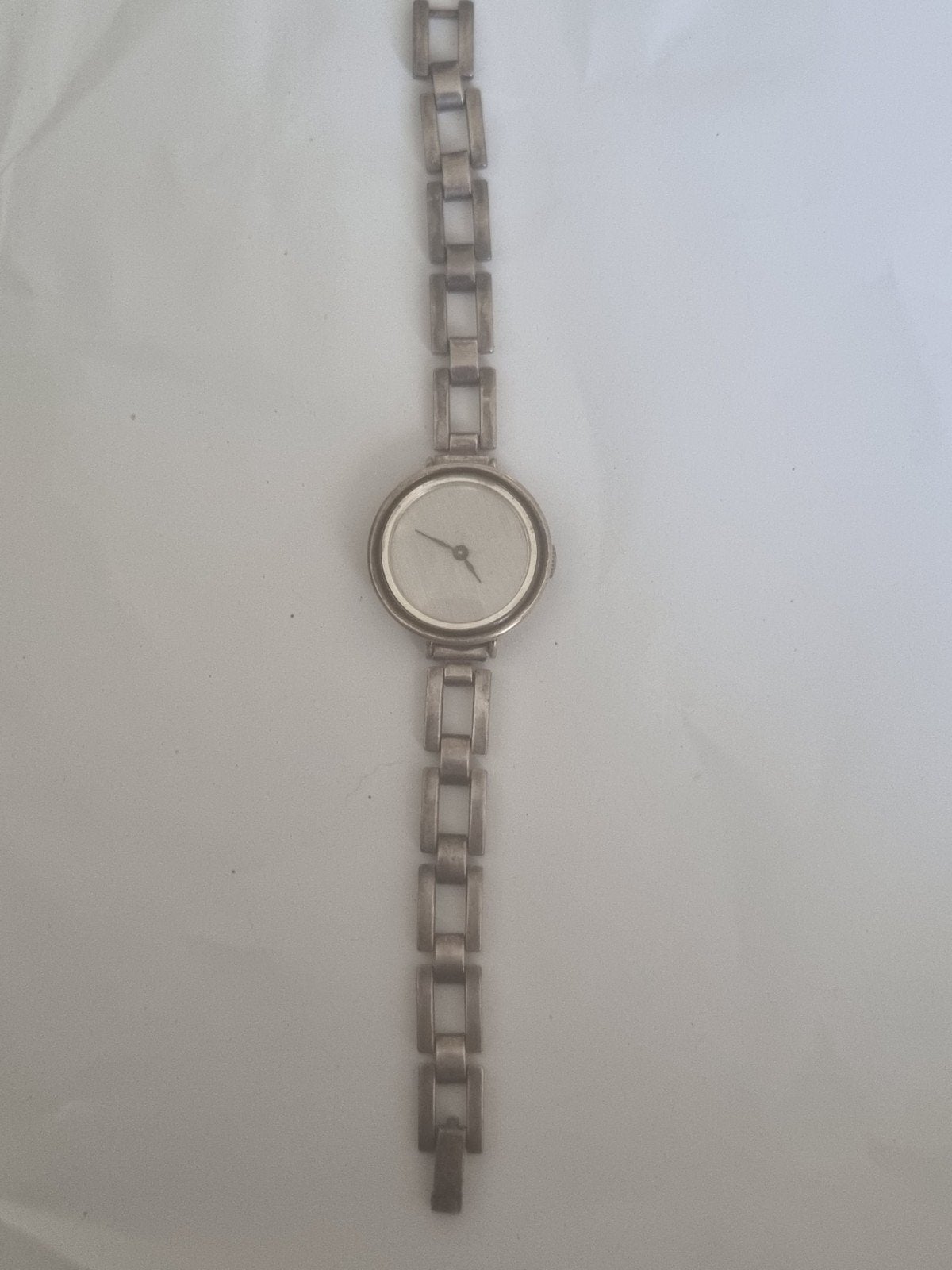 Mooie zilveren 835 dames horloge, werkend, Sieraden, Tassen en Uiterlijk, Horloges | Dames, Overige merken, Staal, Gebruikt, Verzenden