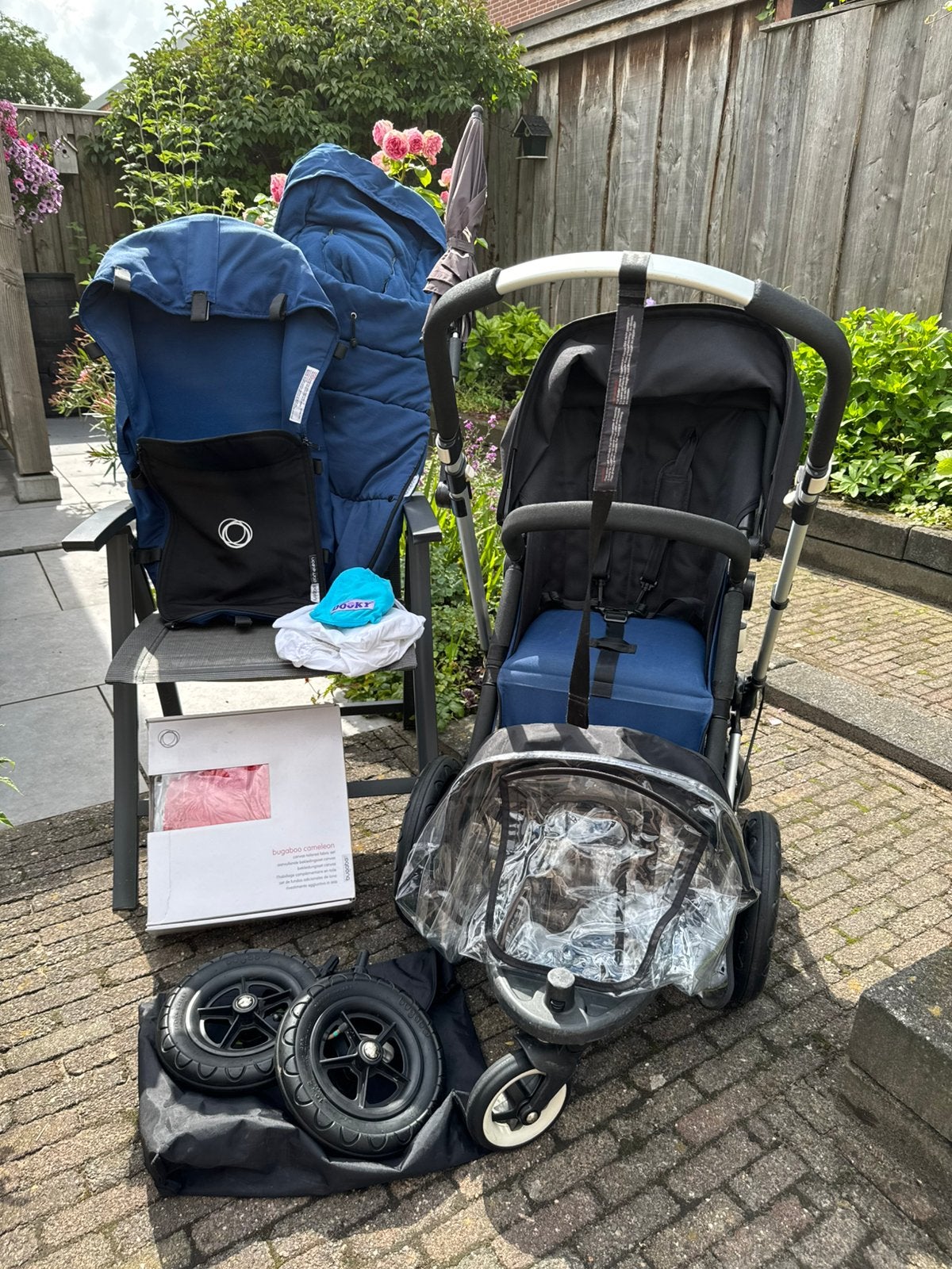 Kinderwagen Bugaboo Cameleon, Gebruikt, Bugaboo, Ophalen of Verzenden, Verstelbare duwstang