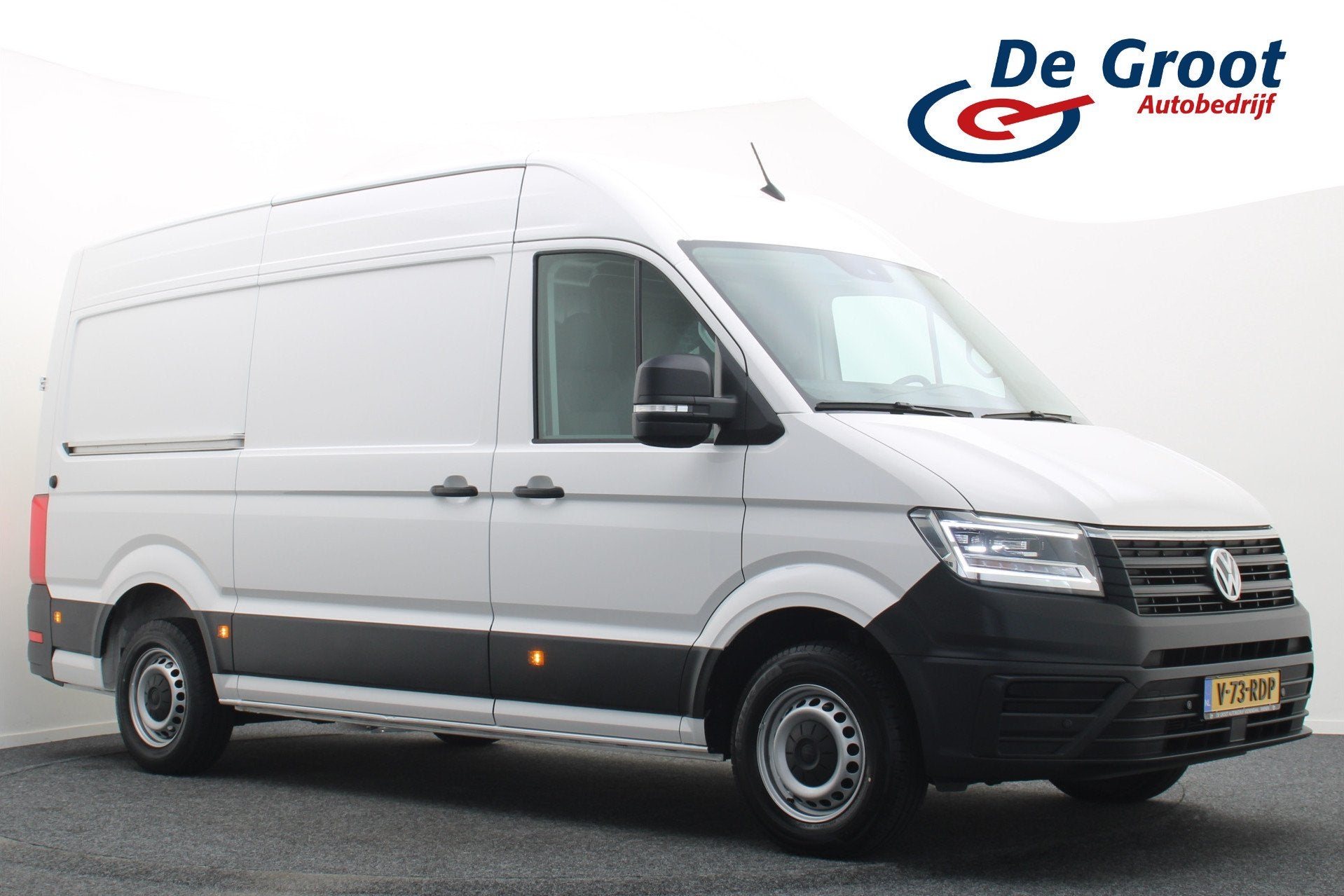 Volkswagen Crafter 35 2.0 TDI DSG L2H2 3-Zits, Camera, ACC,, Auto's, Stof, Gebruikt, Zwart, 4 cilinders