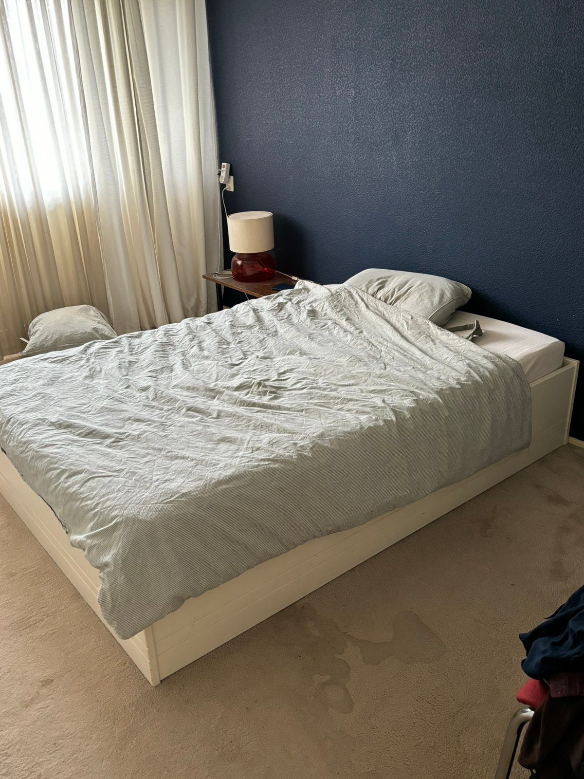GRATIS bed met elektrische lattenbodem, Huis en Inrichting, Slaapkamer | Bedden, Ophalen, Gebruikt, Tweepersoons, 140 cm