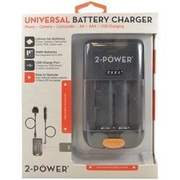 2 Power universele battery charger voor digicam camera accu, Ophalen of Verzenden, Zo goed als nieuw
