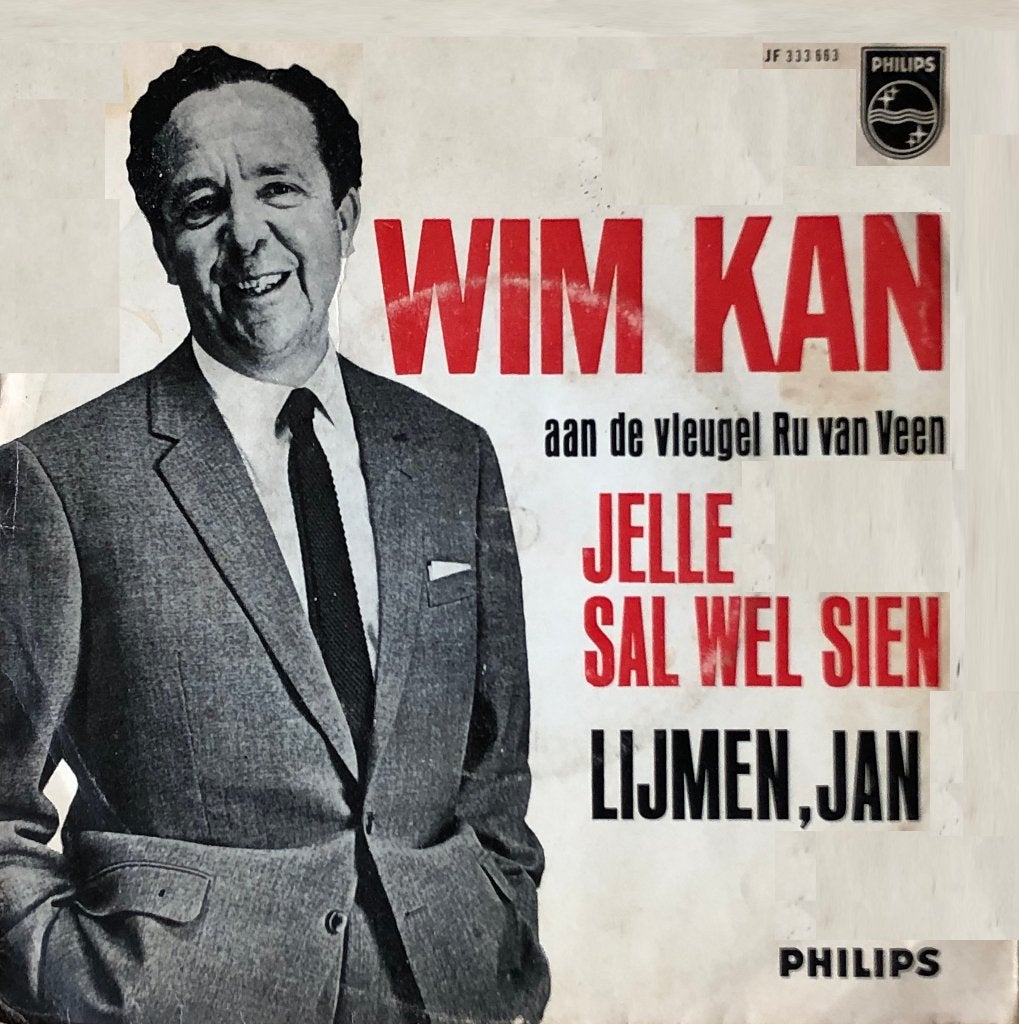 1966	Wim Kan     	Jelle Sal Wel Sien, Cd's en Dvd's, Vinyl Singles, 7 inch, Zo goed als nieuw, Nederlandstalig, Fotohoes