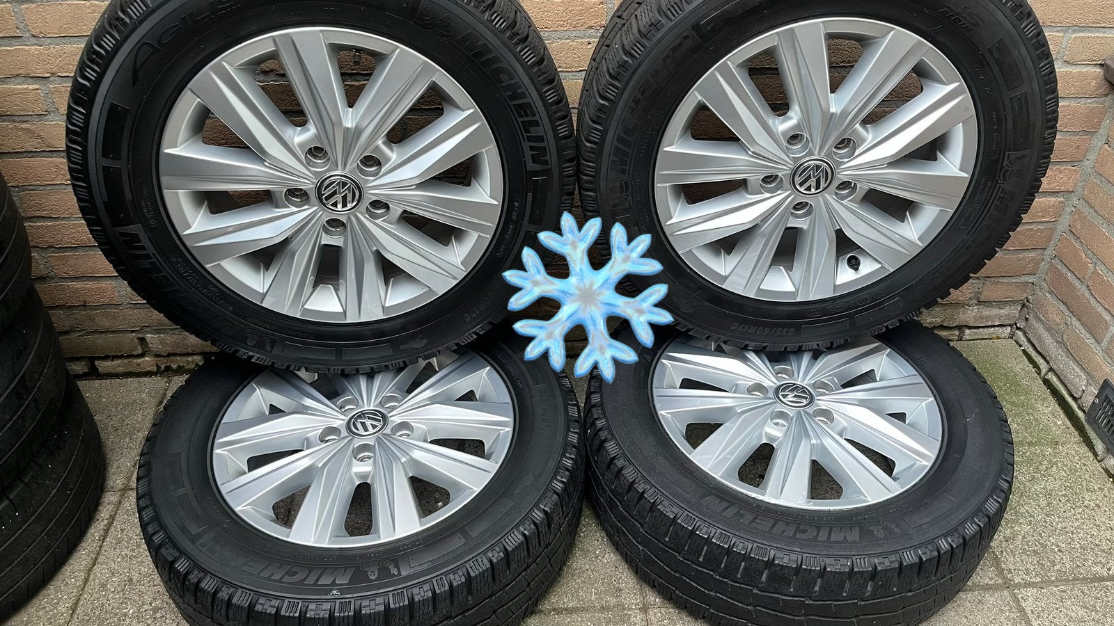 17” originele  Vw Crafter Man TGE Michelin winterset, Banden en Velgen, 17 inch, 235 mm, Bestelwagen