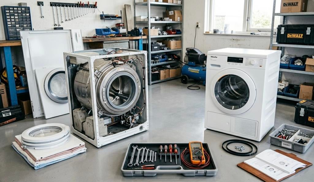 Appliance care/repair, Witgoed en Apparatuur, Ophalen of Verzenden, Zo goed als nieuw, 1200 tot 1600 toeren, Minder dan 85 cm