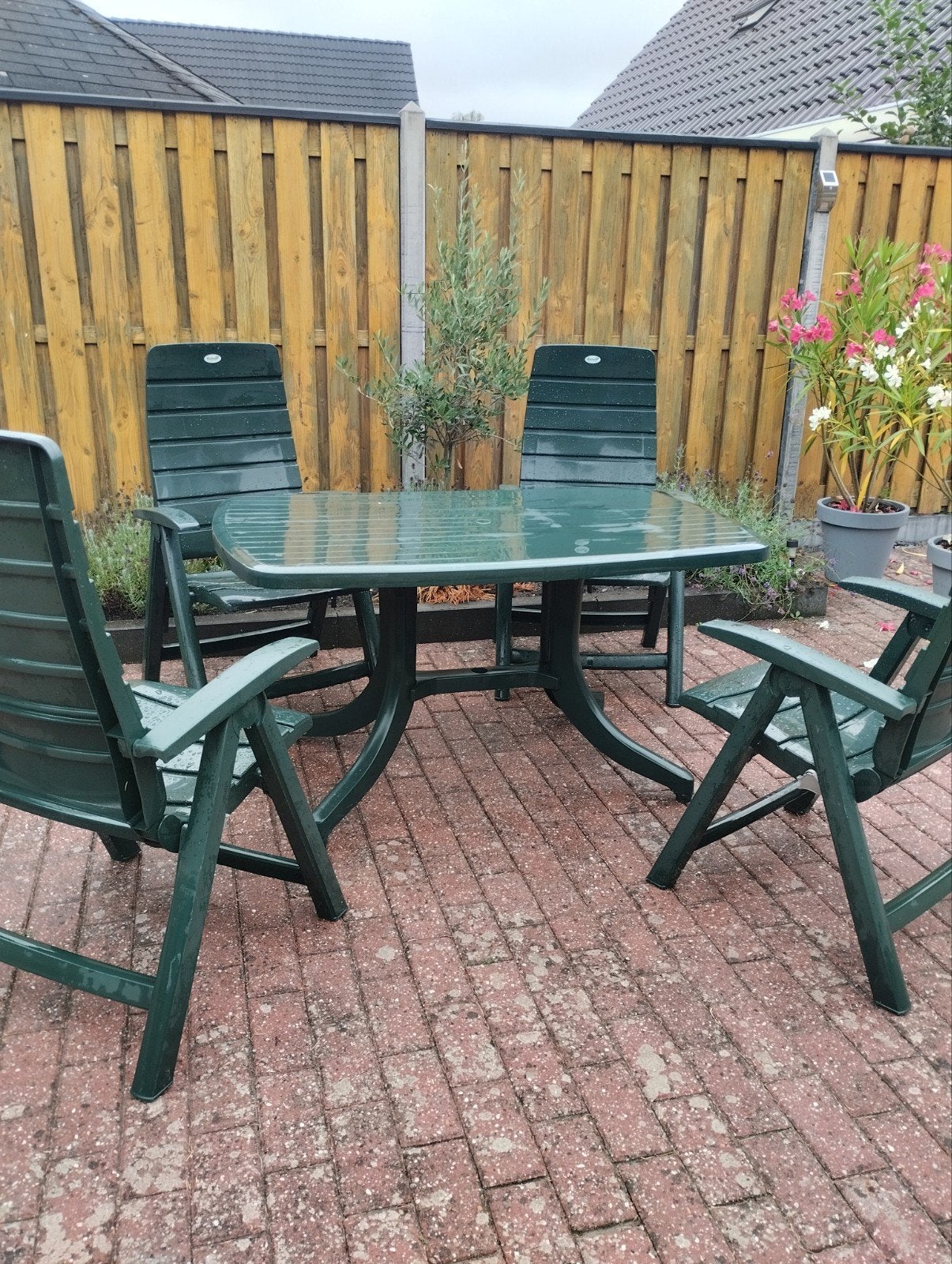 tuinset van hartman, Tuin en Terras, Tuinsets en Loungesets, Ophalen, Gebruikt, Kunststof