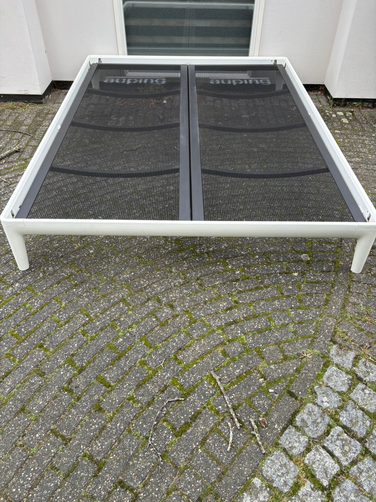 Te koop Auping Essential 160x210 wit vaste spiralen, Ophalen, Huis en Inrichting
