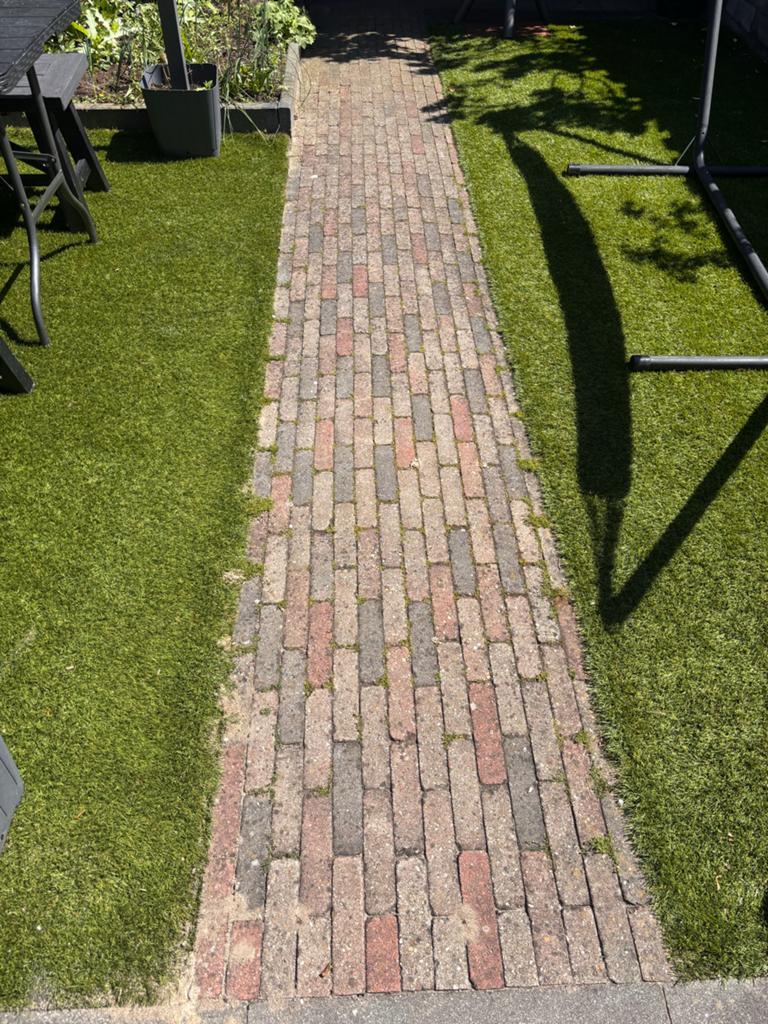 Gebruikte klinkers voor tuinpad of terras, Tuin en Terras, Tegels en Klinkers, Ophalen, Overige materialen, Gebruikt, Klinkers