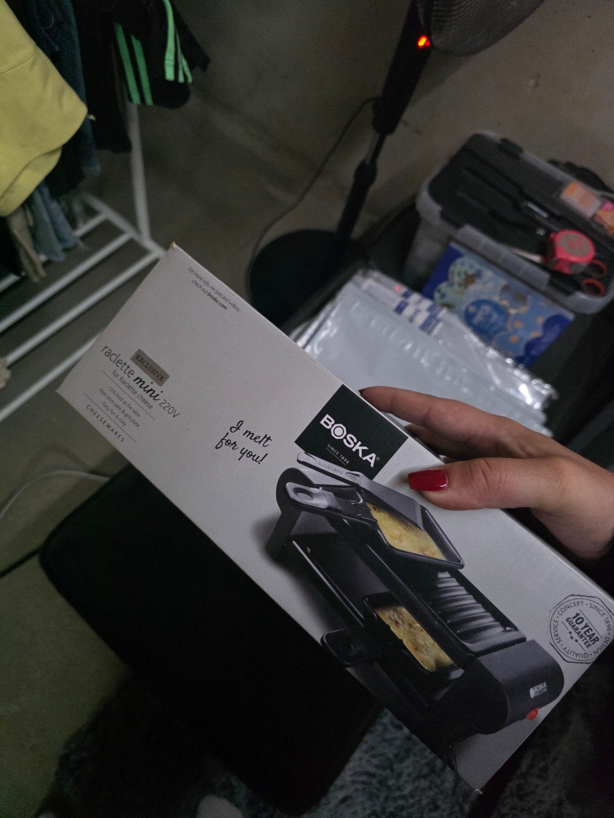 Boska Raclette Mini 220V - Compacte Kaasraclette, Ophalen of Verzenden, Nieuw, Minder dan 4 personen