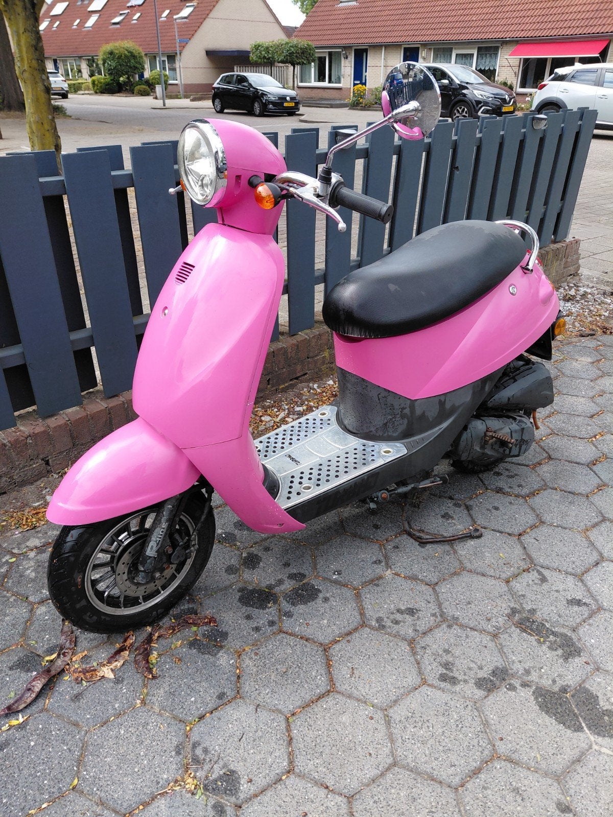 Turbho RX50 bromscooter - Start en loopt! Met helm., Ophalen, Gebruikt, Benzine, Overige merken