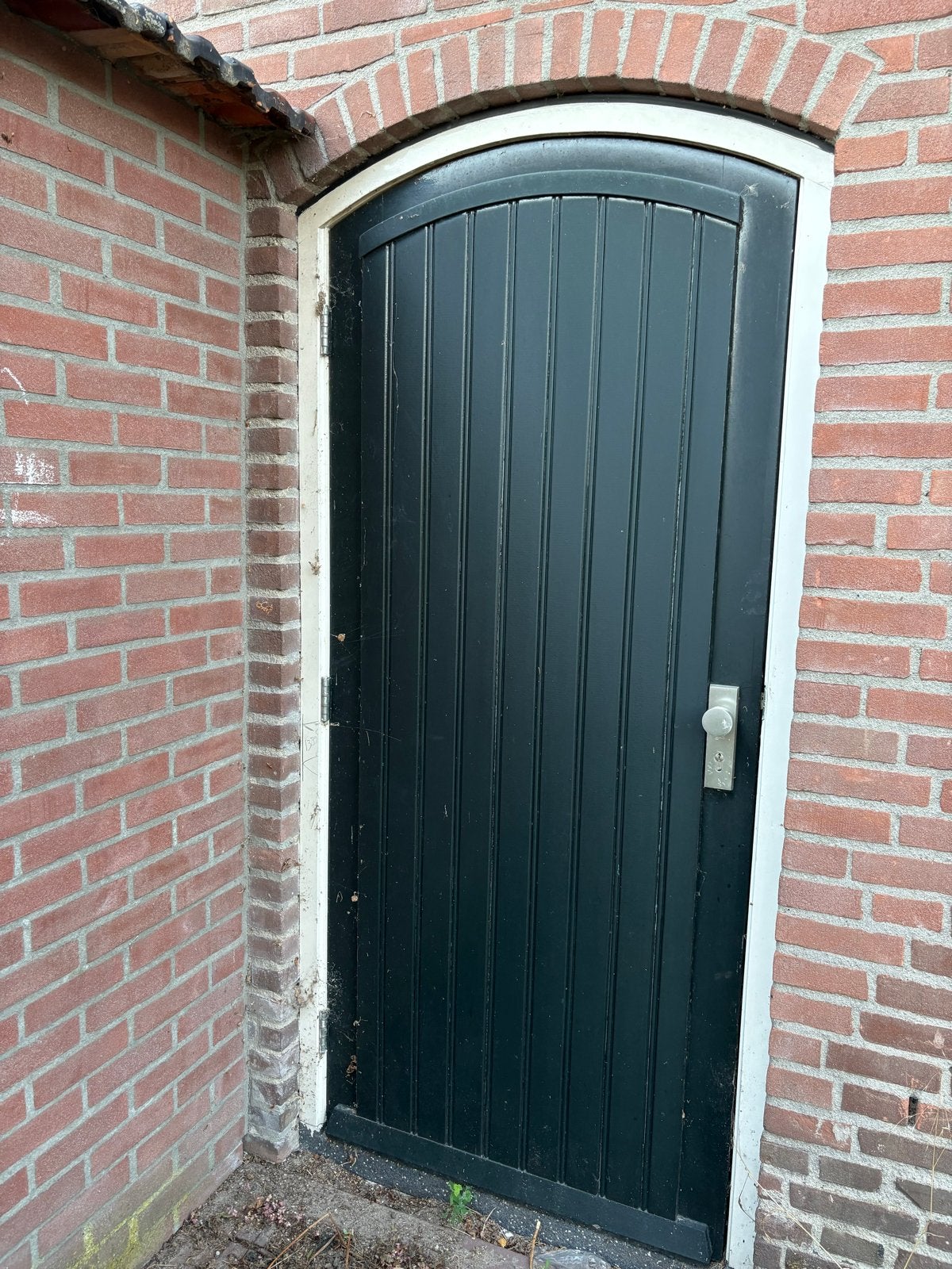Achterdeur met kozijn en dorpel, 100x206 cm, gedemonteerd, Ophalen, Gebruikt, 80 tot 100 cm, Buitendeur